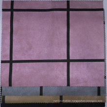 Big Square Printing Suede Fabrics